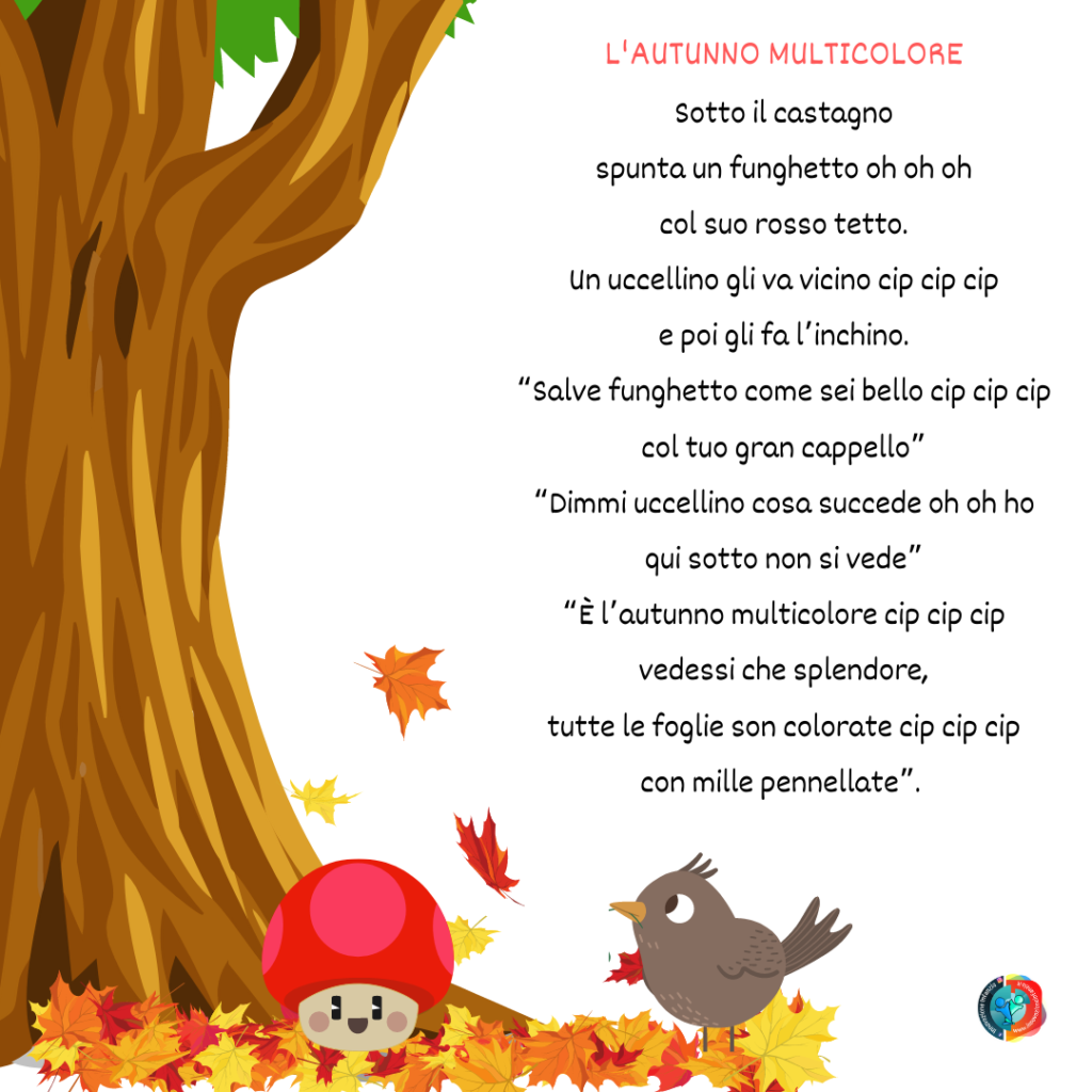 Canzone Autunno Multicolore Innovazione Infanzia