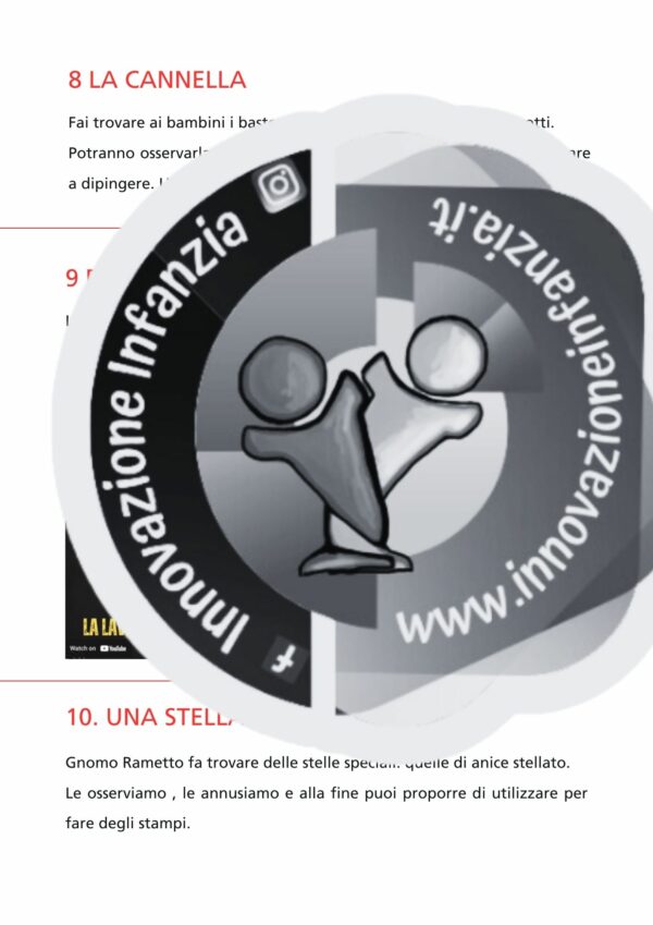 4° uda IL CALENDARIO DELL'AVVENTO: UNO GNOMO IN GIARDINO